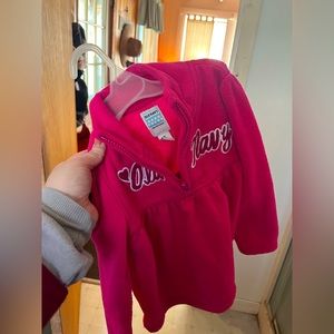 Quarter zip toddler jacket
